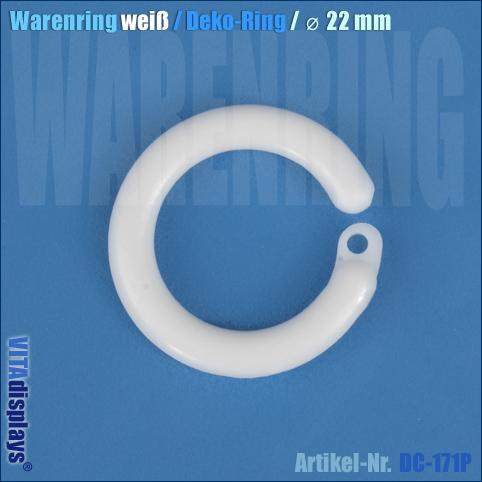 Warenring weiß / Deko-Ring
