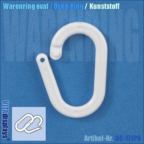 Warenring oval / Kunststoff
