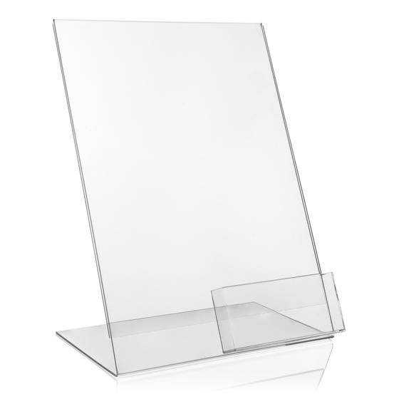 DIN A3 advertising stand + DIN A6 cross tray