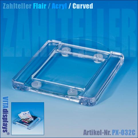 Zahlteller FLAIR Acryl Curved